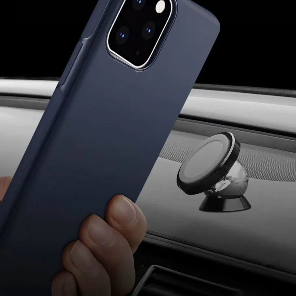 Mosunx для IPhone 11 Pro и IPhone 11 IPhone 11 Max Pro Ультра тонкий магнитный автомобильный держатель Невидимый Встроенный чехол с металлической пластиной