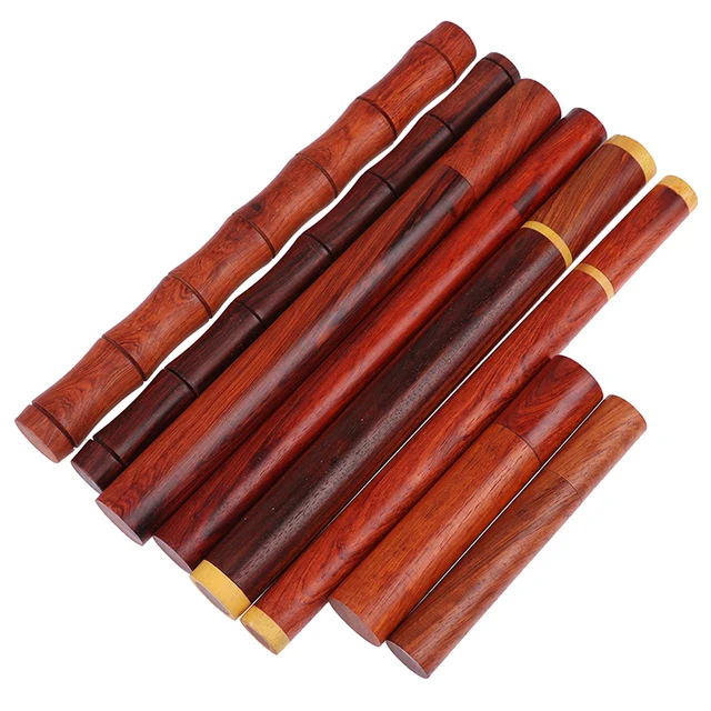 1 Pcs Rosewood Case Stick Incense Storage Box Sandalwood Line