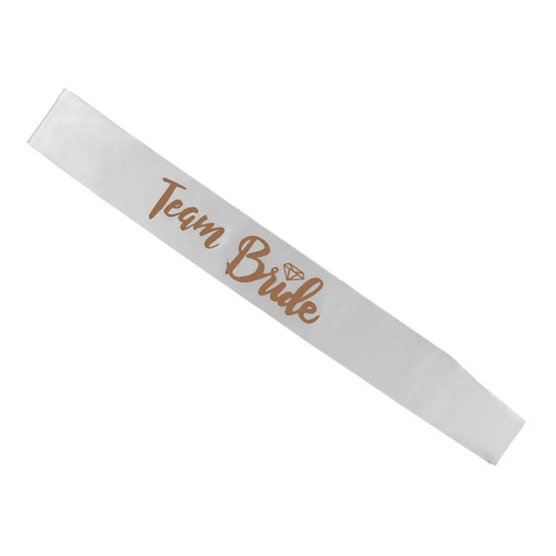 Bride To Be Sash Hen Party Decoration Bachelorette Party Hen Night Team Bride Gifts Wedding Party Decoration Supplies
