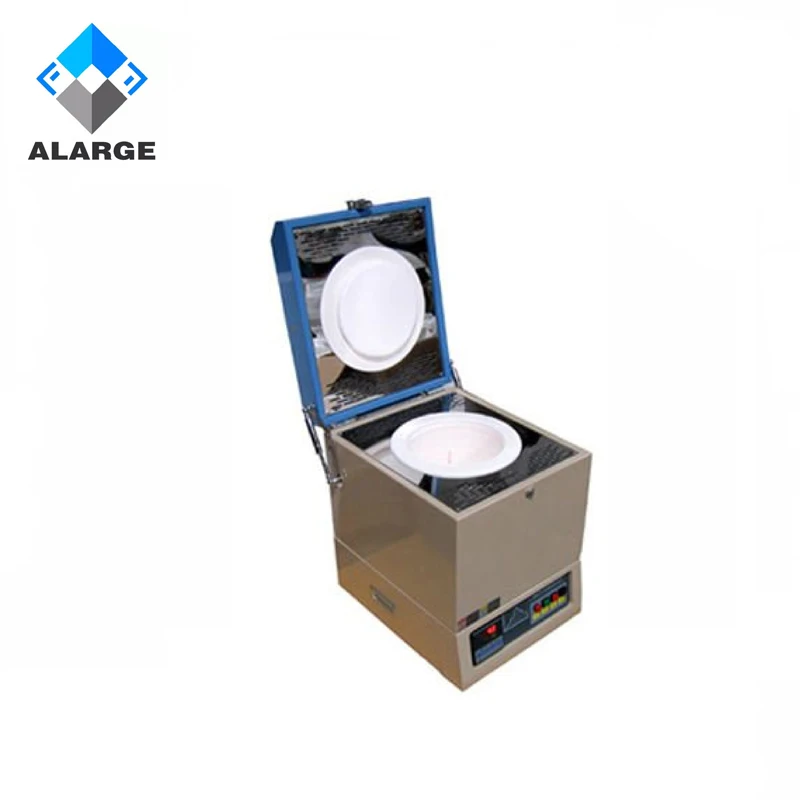 energy saving crucible mini glass tempering furnace