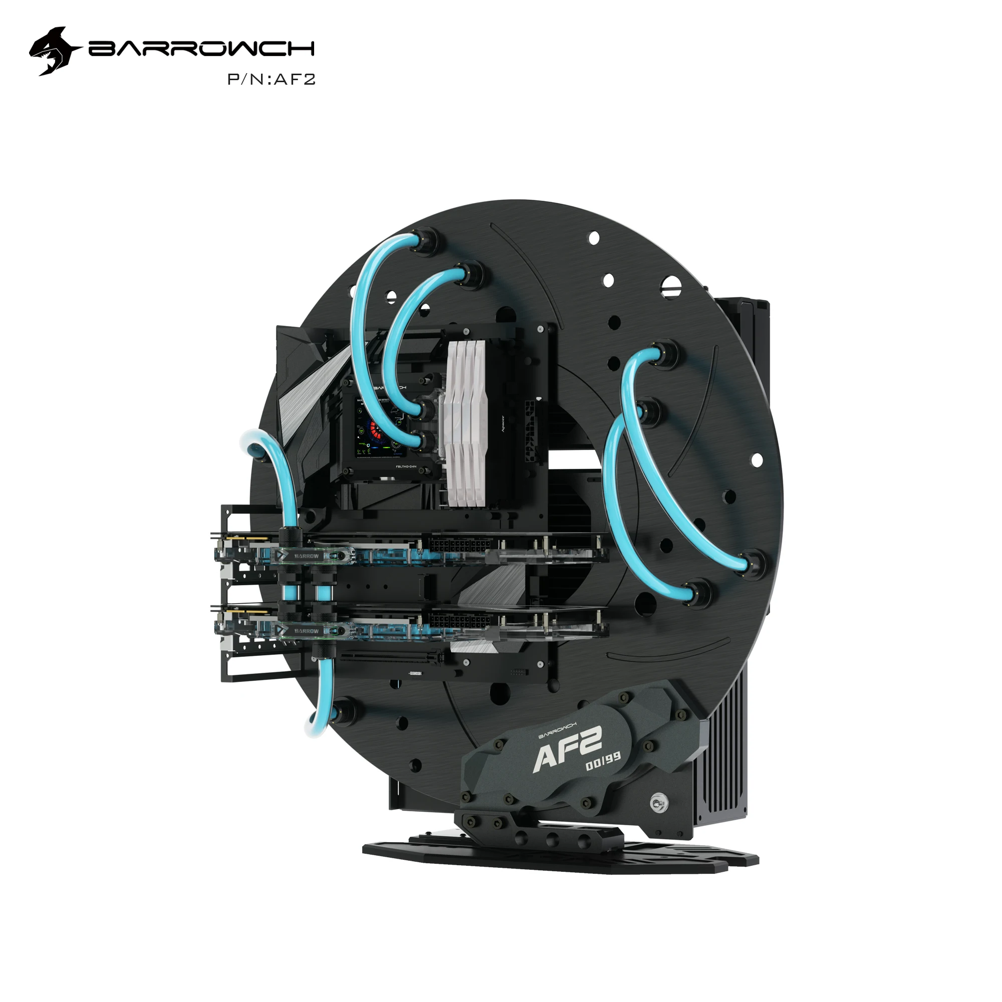 Barrowch AF2 Limited edition watercooled case with all aluminum alloy