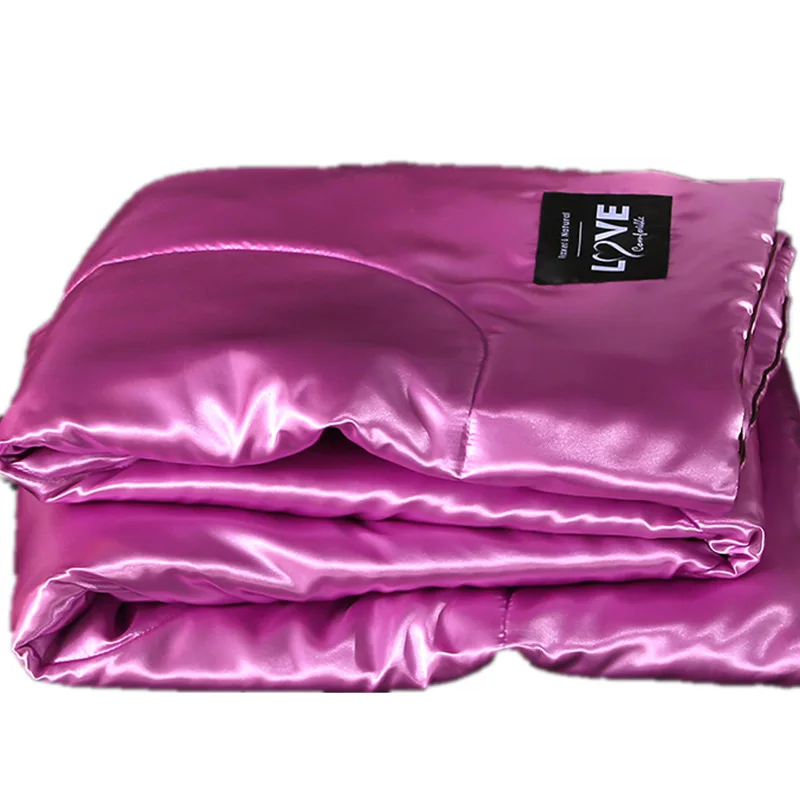 

Summer Quilt Blankets Comforter Bed Cover Air Conditioning Blanket Thin Soft Silk Quilt Home Textiles