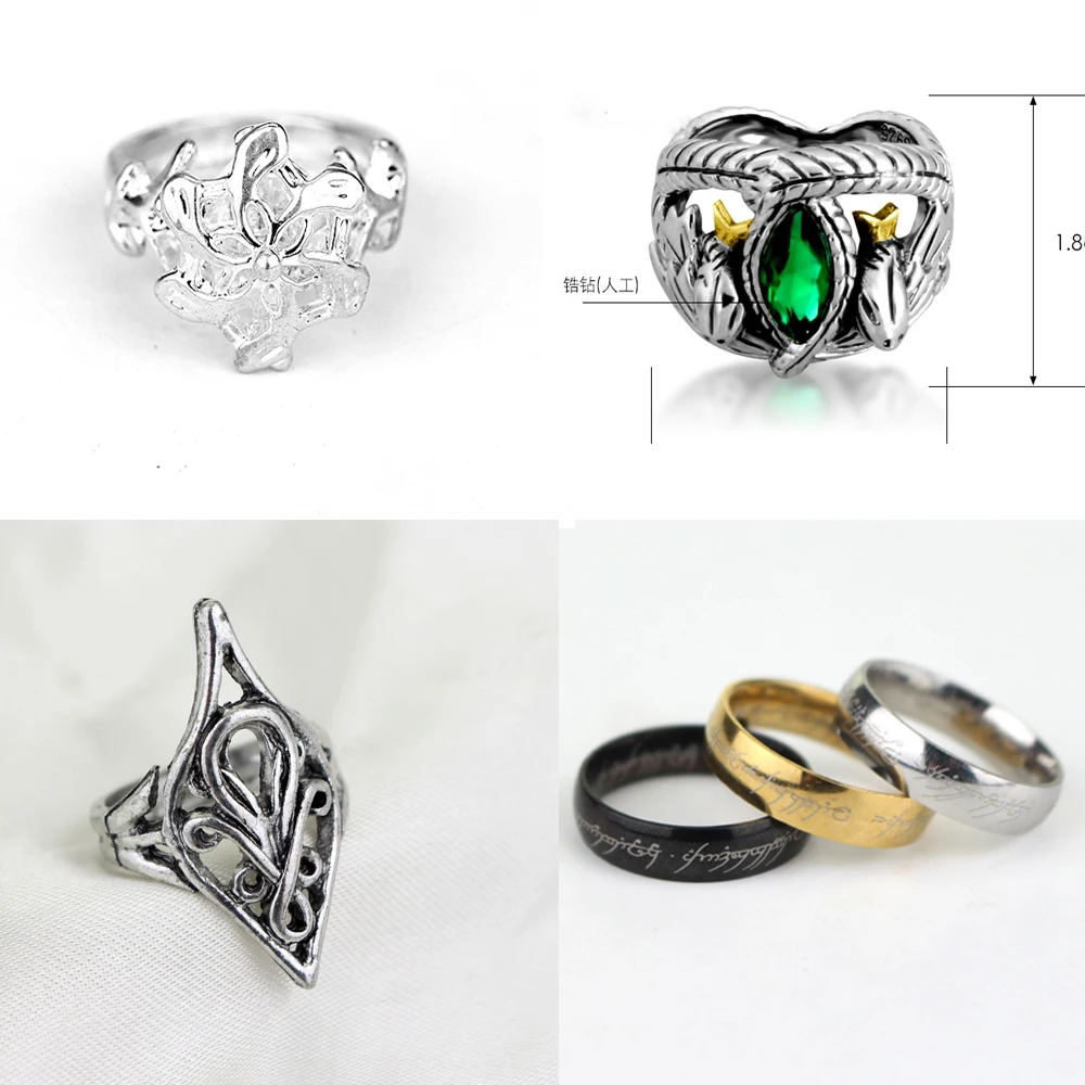 Aragorn's Ring Of Barahir, античное серебро, зеленый сплав, personity Anillo, для женщин и мужчин, модные ювелирные изделия, аксессуары