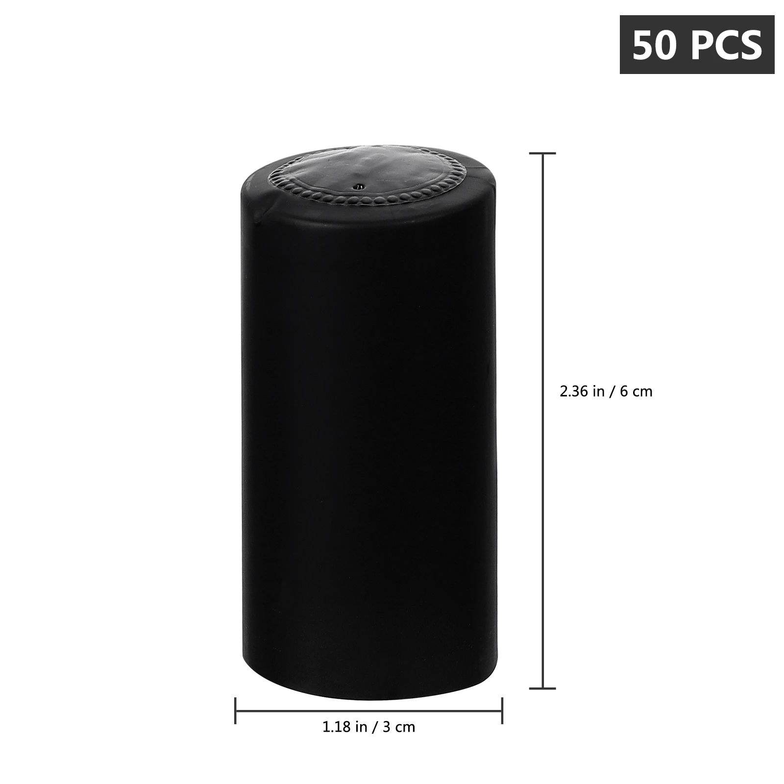 Wine Bottle Heat Shrink Capsules 50Pcs Professional Wine Heating Shrinkable Caps Shrinking Beer Wrapping Bottle Shrink Caps
