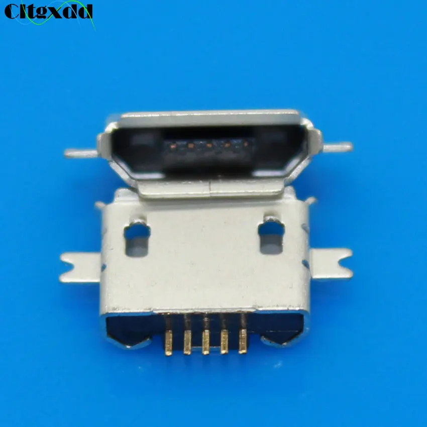 Cltgxdd 500 шт. разъем Micro USB 5Pin женский 1,0 зарядный порт для планшета мобильный ноутбук Mciro USB разъем