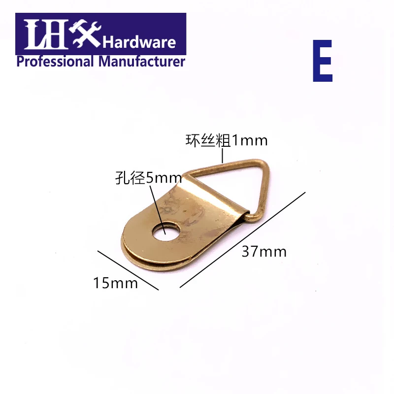 Description Picture 6 of itemHooks D Ring for Photo Frame Hanging Picture Oil Painting Mirror Home Decoration Wedding Product 20pcs DIY YP67 H1
