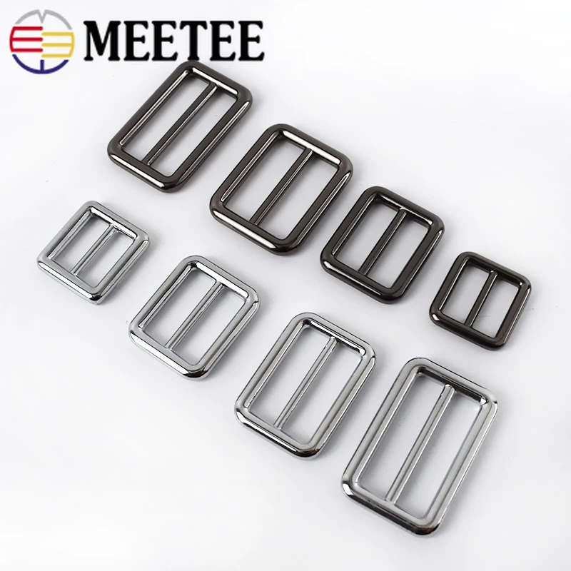 4/10 шт Meetee 20/26/32/38/50 мм Tri Glide слайдер Регулировка металлических пряжек для рюкзака