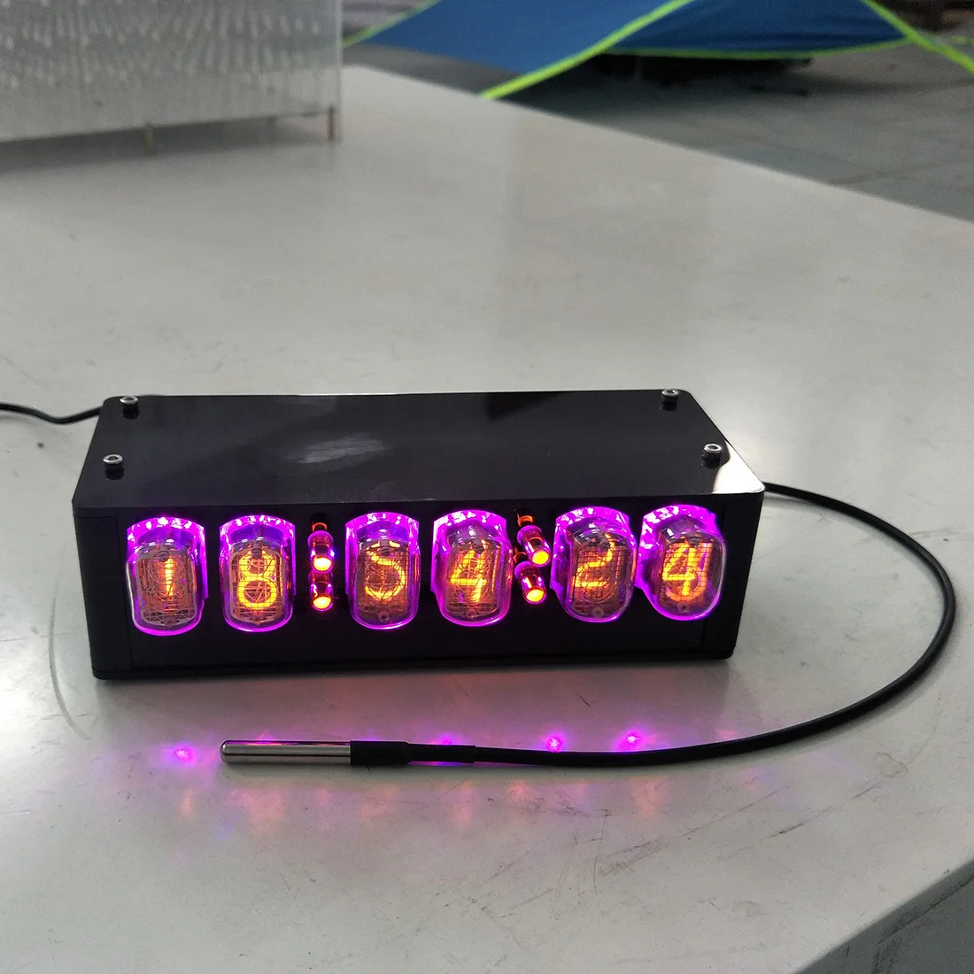 Ретро IN12 светящиеся трубки часы gps время часы для калибровки VFD часы