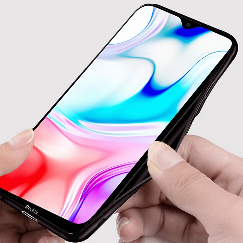 Для Xiaomi Redmi 8 чехол противоударный чехол MOFi Redmi 8A тканевый корпус Силиконовый ТПУ Магнитный чехол