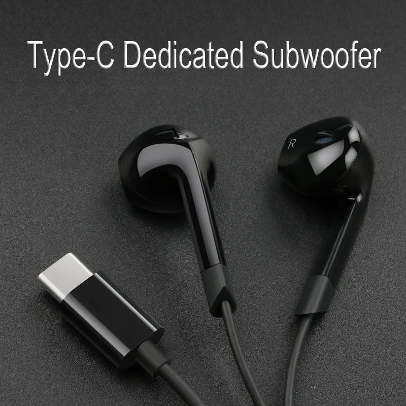 Наушники вкладыши Langsdom Type C Super bass V6T стереонаушники USB 3 5 мм игровая гарнитура E6U с