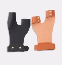 

Traditional Recurve Bow Release Protector Aid Strap Leather Left Finger Archery Bow Accessories Sports Generic Competitive