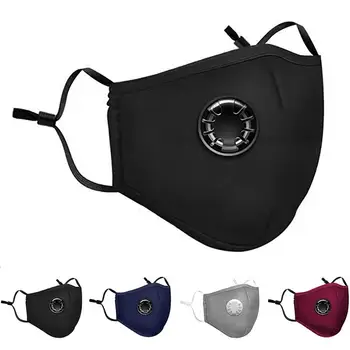 

1pc Mouth Mask Unisex 3D Breathable Washable PM 2.5 Filter Mask Face Mouth Cover For Outdoor Clothing Accessories