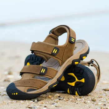 

ARUONET Luxury Movement Light Vintage Style Designer Men Shoes Breathable Men Shoe Adult Classic Men Sandals 2020 Sandali Uomo