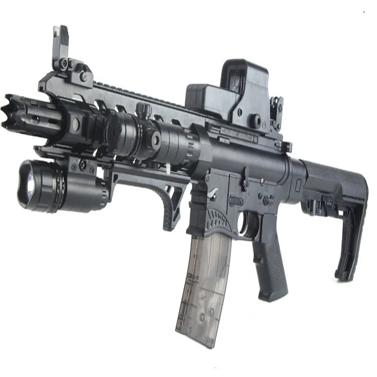 

Luo Chen Bursts of Electric Water Gun M4A1 Shark Mouth AR-15 Counter Strike Cosplay Children Battle Water Gun