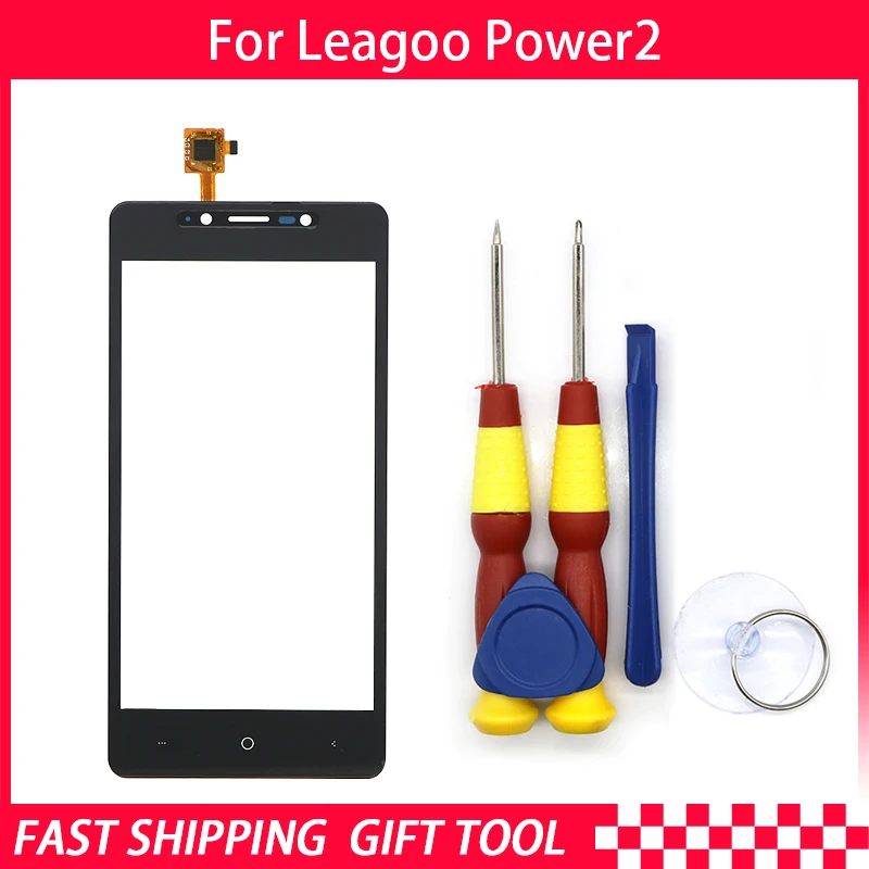 Сенсорный экран сенсорный Панель для Leagoo Мощность 2 Запчасти для авто+ инструмент для демонтажа+ 3 М клей