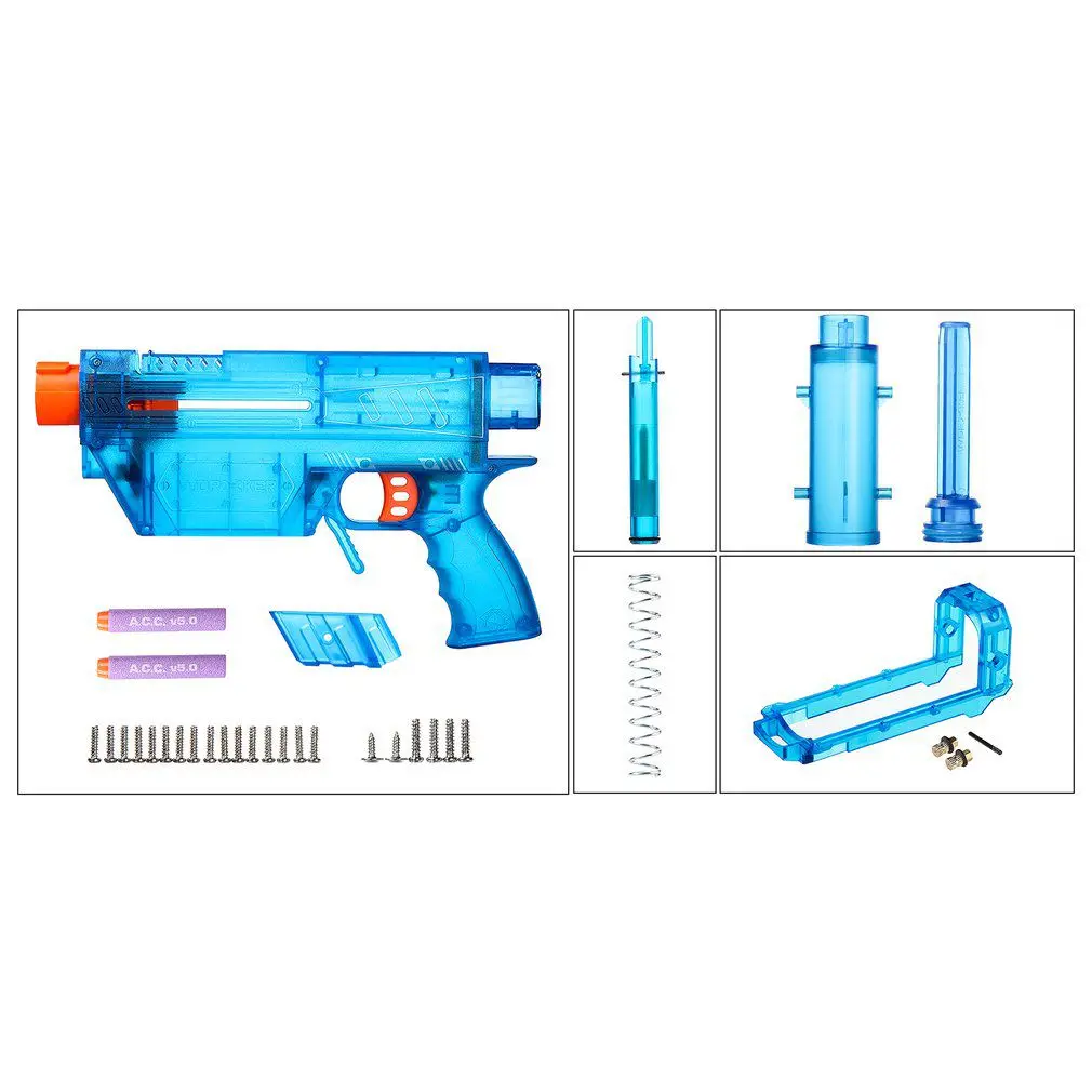 blue B Bump Работник YY-R-W013/14/15/16/17/18 мод Наборы Набор для Nerf N-Strike Elite Stryfe Blaster длинные пули A/B насос Kit электронная игрушка оружейные аксессуары - Цвет: blue B Bump
