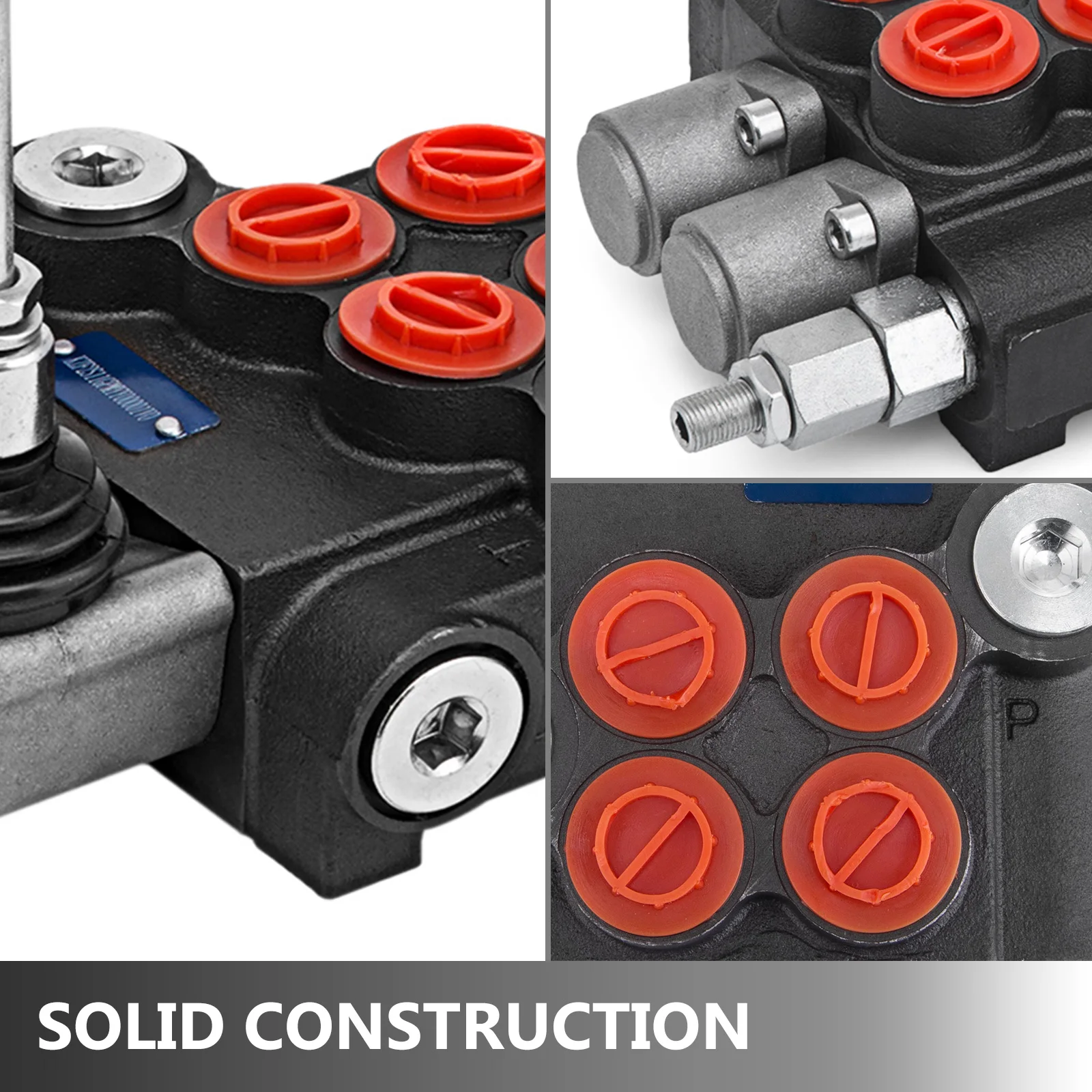 Turbo Blow Off Valve Engine Purge Control Valve VVT Valve Solenoid 2/3 Spool 11GPM3600PSI Directional Hydraulic Control Valve Double Acting Suitable Use for Pump Hydraulic Cylinder Motor