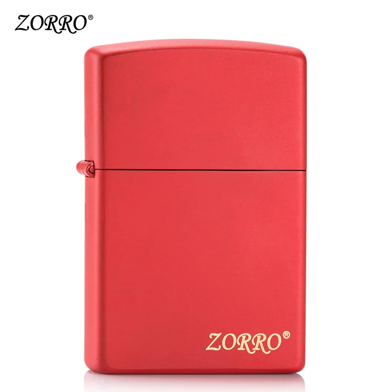 

Kerosene lighter windproof dummy paint ZORRO standard retro wheel personality creativity lighter boyfriend boyfriend.