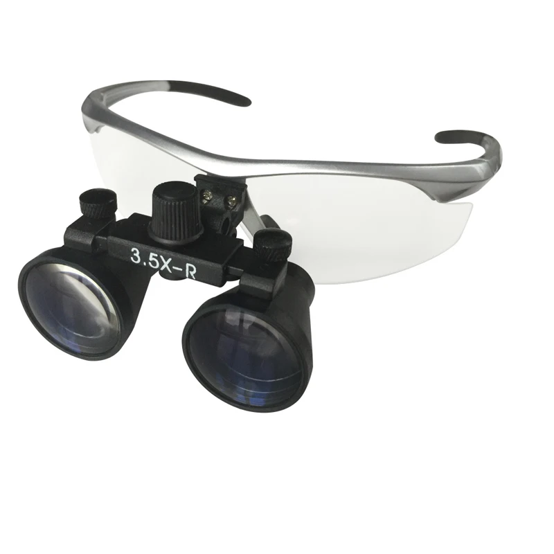 

Magnifier 2.5X/3.5X With Headlight A class quality Binocular Dental Loupe Surgical operation magnifying glasses