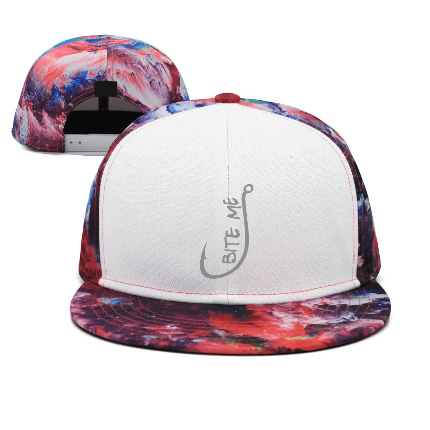 

SJSNBZ Fishing Master Baiter Hook Lure Funny Unisex Adult Mens Polychrome Baseball Hat