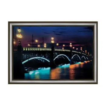 

Кс098 set for making a picture with rhinestones "Trinity Bridge"
