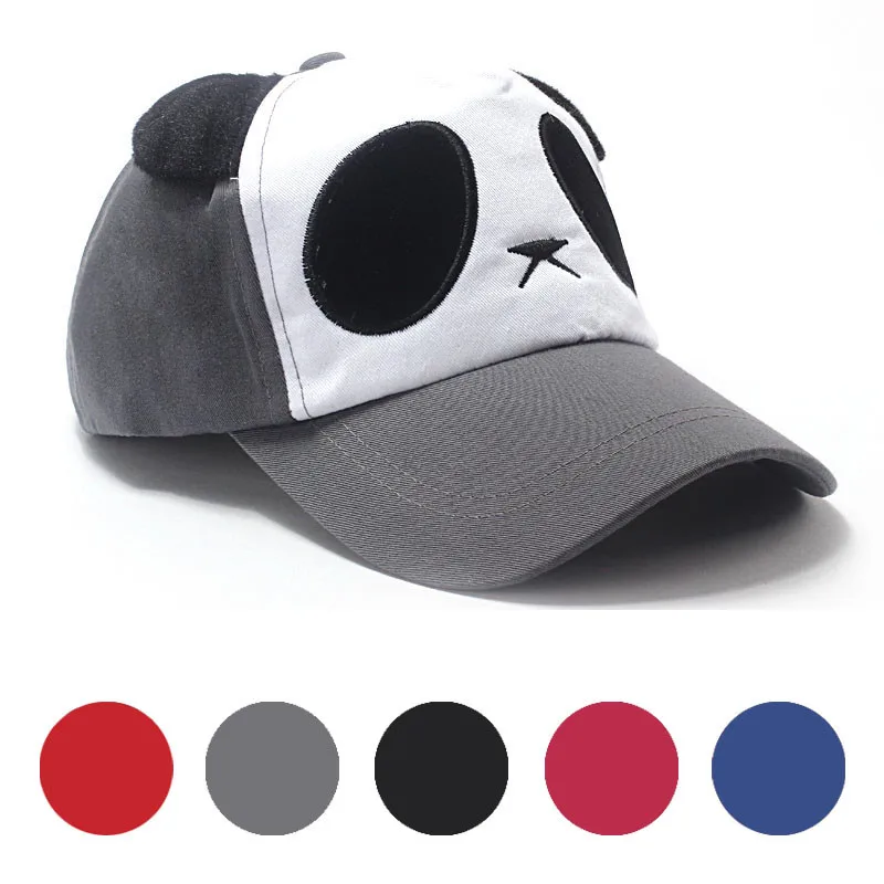 Новинка, осенняя бейсболка, хлопковая кепка с пандой, Snapback, хип-хоп, модная повседневная облегающая Кепка, головные уборы для мужчин и женщин, милые Sombrero YH