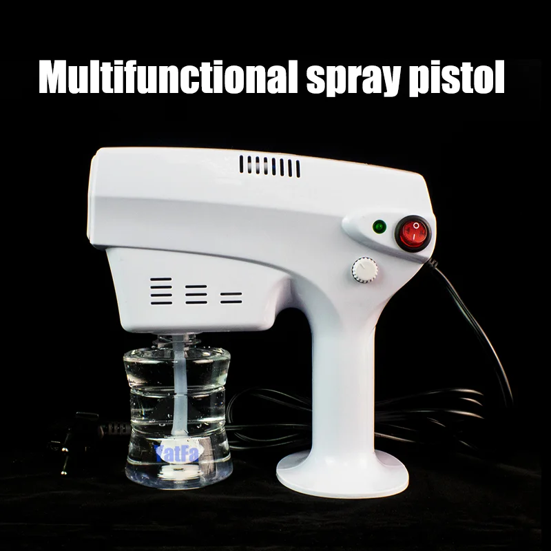 2 шт./лот портативный нано туманный пистолет многоцелевой аппарат голубой луч
