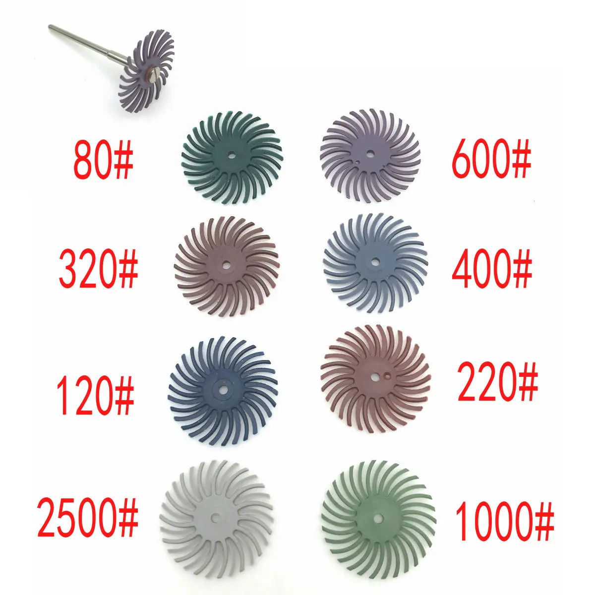 5 шт. стоматологическая композитных спиральных отделка Полировочный диск колеса