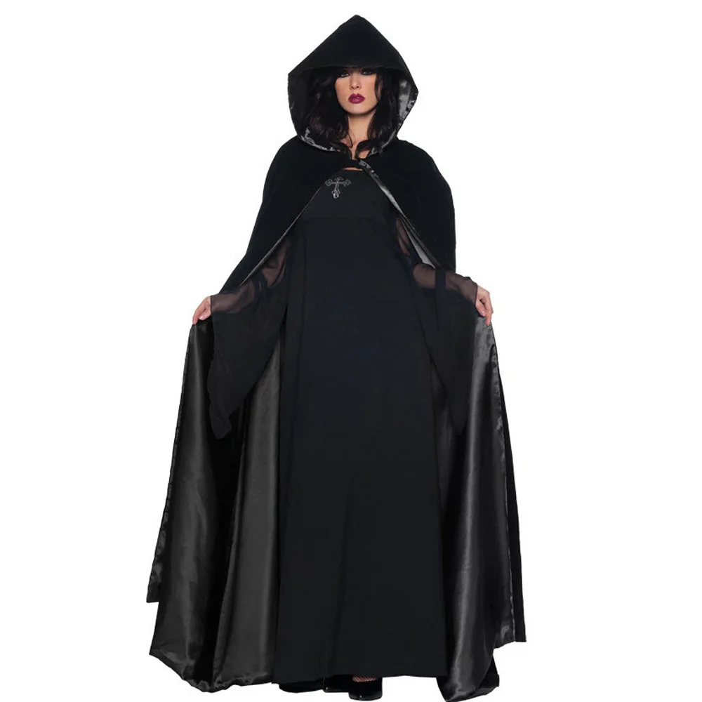 

Halloween witch costume vampire female ghost demon ghost cloak suit witch costume uniform party costume death