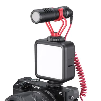 

Ulanzi Vlog LED Video Light on-Camera DSLR Photo Lighting with Cold Shoe Mount for Microphones Vlog Video Light