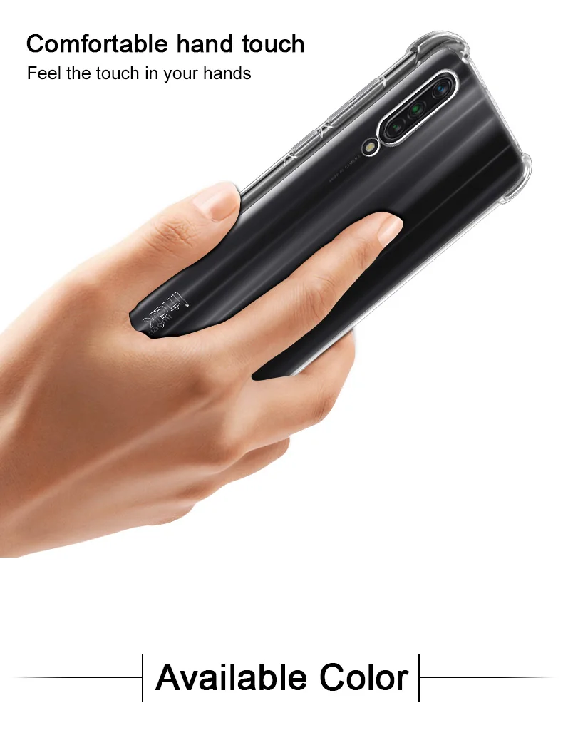 IMAK Кристалл ТПУ для Funda Xiaomi mi CC9 чехол 360 Защита прозрачная задняя крышка для Xiaomi mi CC9e чехол mi CC 9 E 9E E9 кожа