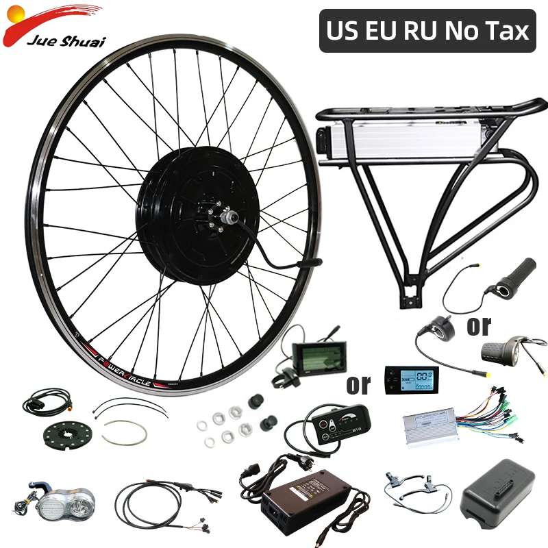 electric bike conversion kit front wheel with battery