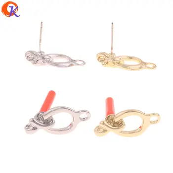 

Cordial Design 100Pcs 9*19MM Jewelry Accessories/Earrings Stud/Tie Shape/Soft Pin/DIY Making/Hand Made/Earring Findings