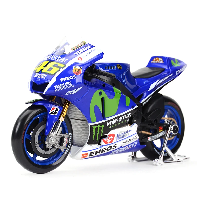 

Maisto 1:10 2015 GP Racing Yamaha YZR M1 Factory Racing Team 46# Diecast Alloy Motorcycle Model Toy