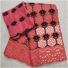 Лидер продаж Африканское сухое кружево ткань нигерийское кружево ткань высокое качество швейцарские кружева ткань из Дубая 7 ярдов