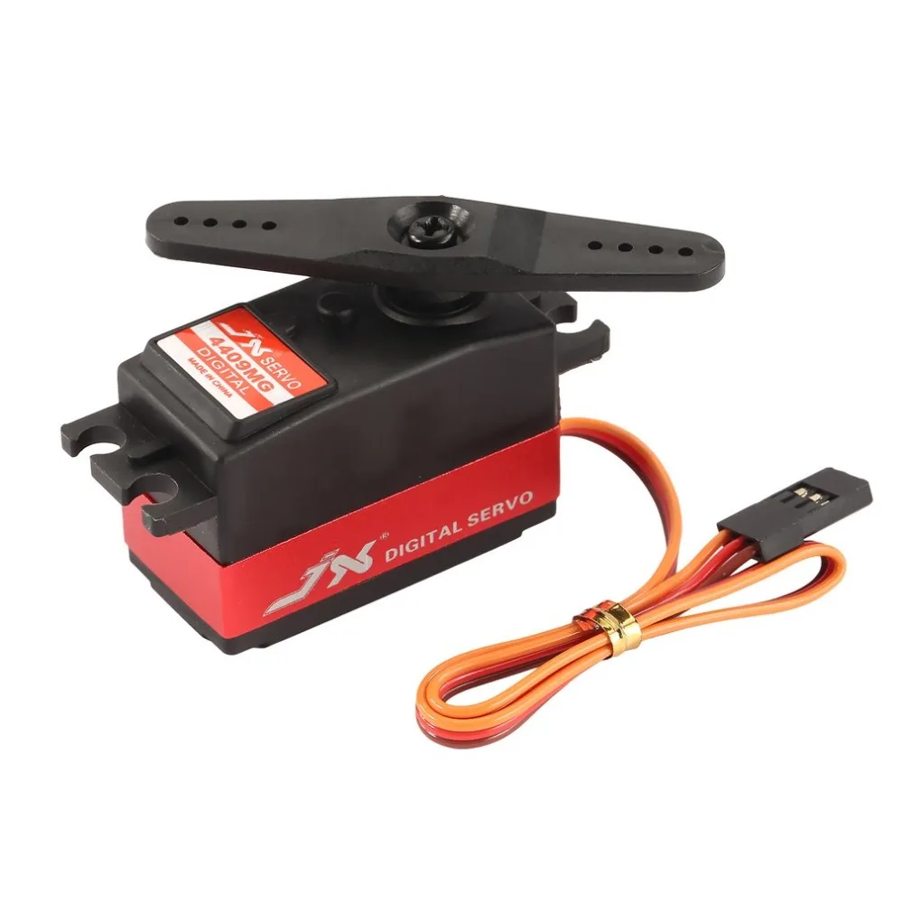 JX PDI-4409MG части металлическое зубчатое колесо цифровой сервопривод 4,8-6 в 9,2 кг большой крутящий момент 0,11 сек/60 'с алюминиевым чехол для 1/8 RC модели автомобиля hi