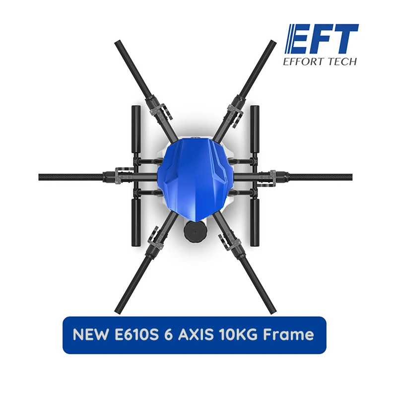 EFT E610S 10 кг 1404 мм Колесная база летная Платформа водонепроницаемый сельскохозяйственный опрыскивающий Дрон 10L