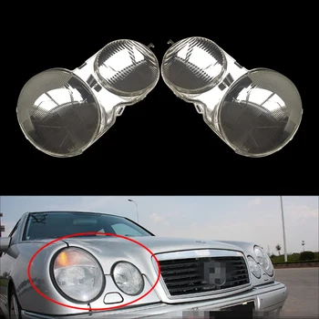 

CITALL PC 1 Pair Patterns Lens Headlight Headlamp Lampshade Cover fit for Mercedes E Class W210 E320 E350 1996-2003