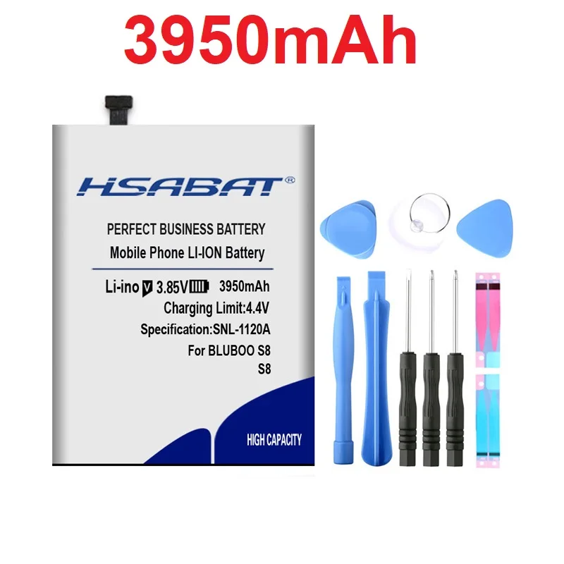 HSABAT аккумулятор 3950 мАч для Bluboo S8 S8 Lite