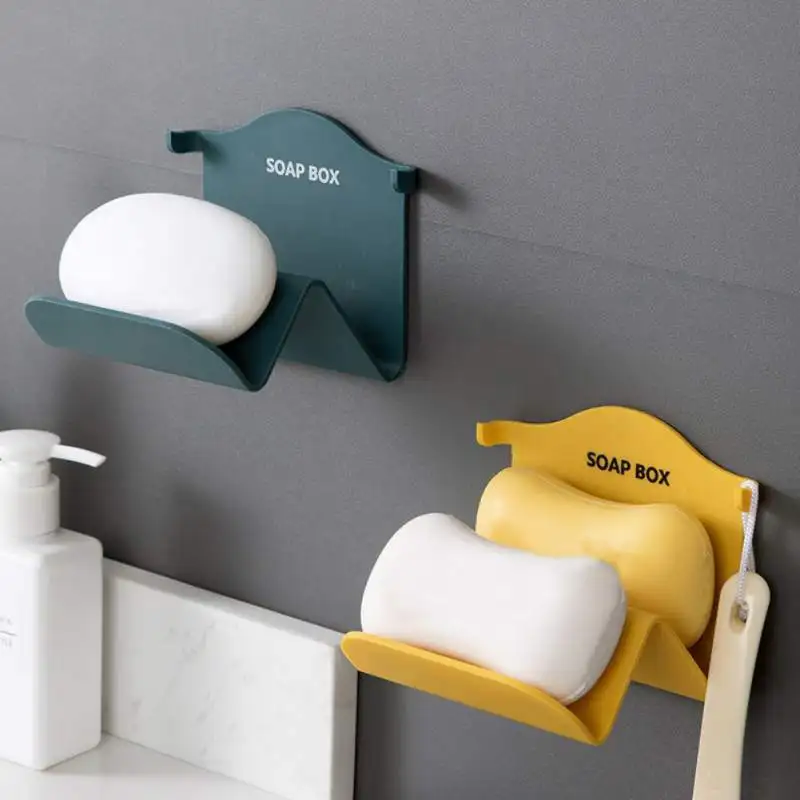 Креативные мыльницы для ванной Настенный мыльница бытовой дренаж для мыла посуда