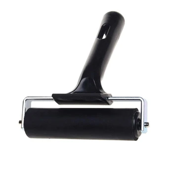 

Rubber Brayer Roller for Printmaking,Great for Gluing Application Also