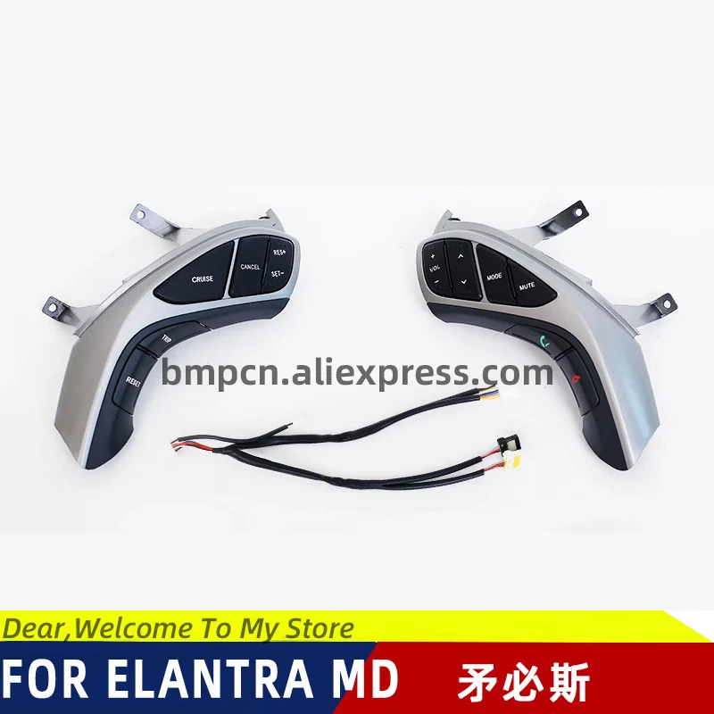 Многофункциональная кнопка на руль для Hyundai Elantra AVANTE MD Bluetooth аудио и круиз