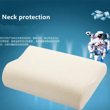 

Memory Foam Bedding Pillow Neck Protection Orthopedic Home подушка Sleeping Beding Pillows Cervical Neck Protect 60X40CM