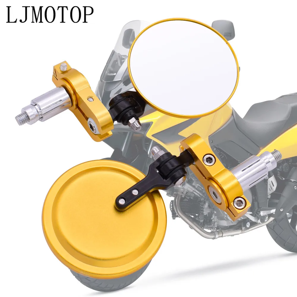 Для kawasaki YAMAHA YZF R25 R15 R6 R125 z750 Z800 FZ8 FZ1 FZ6R ER-6N 22 мм Универсальные зеркала заднего вида
