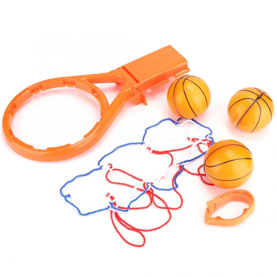 Mini 2-in-1 Baby Bath Basketball Toy Suction Cup Basketball Hoop Toy Parent-child Interactive Toys for Children Gift