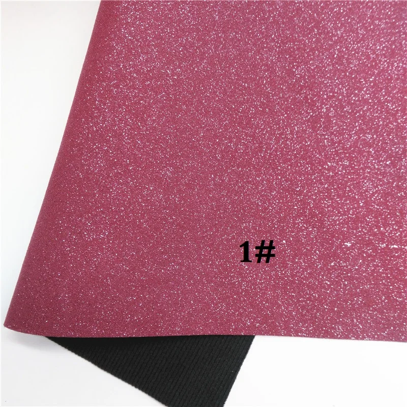 Glitterwishcome 21X29 см A4 размер винил для бантов замша блеск синтетическая кожа, искусственная кожа листы для бантов, GM684A - Цвет: 1