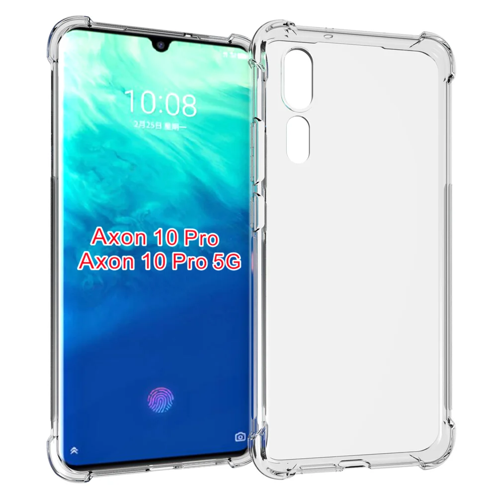 

Crystal Clear Reinforced Corners TPU Shock Absorption and Anti-Scratch Cover case for ZTE Axon 10 Pro/Axon 10 pro 5G
