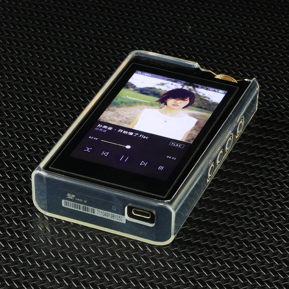Clear Crystal TPU Protective Case Cover for Lotoo Paw Gold Touch Shell Skin Music Player Case
