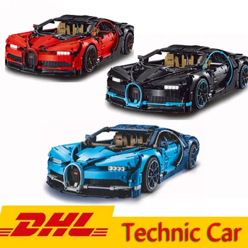 

(in stock)20086 4031Pcs Technic Series Supercar Bugatti chiron Car Building Blocks Bricks Compatible 42038 Toy