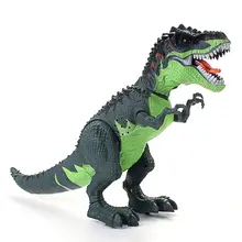 T-Rex динозавр модель моделирование ходячий светильник проекция электрическая игрушка для мальчиков